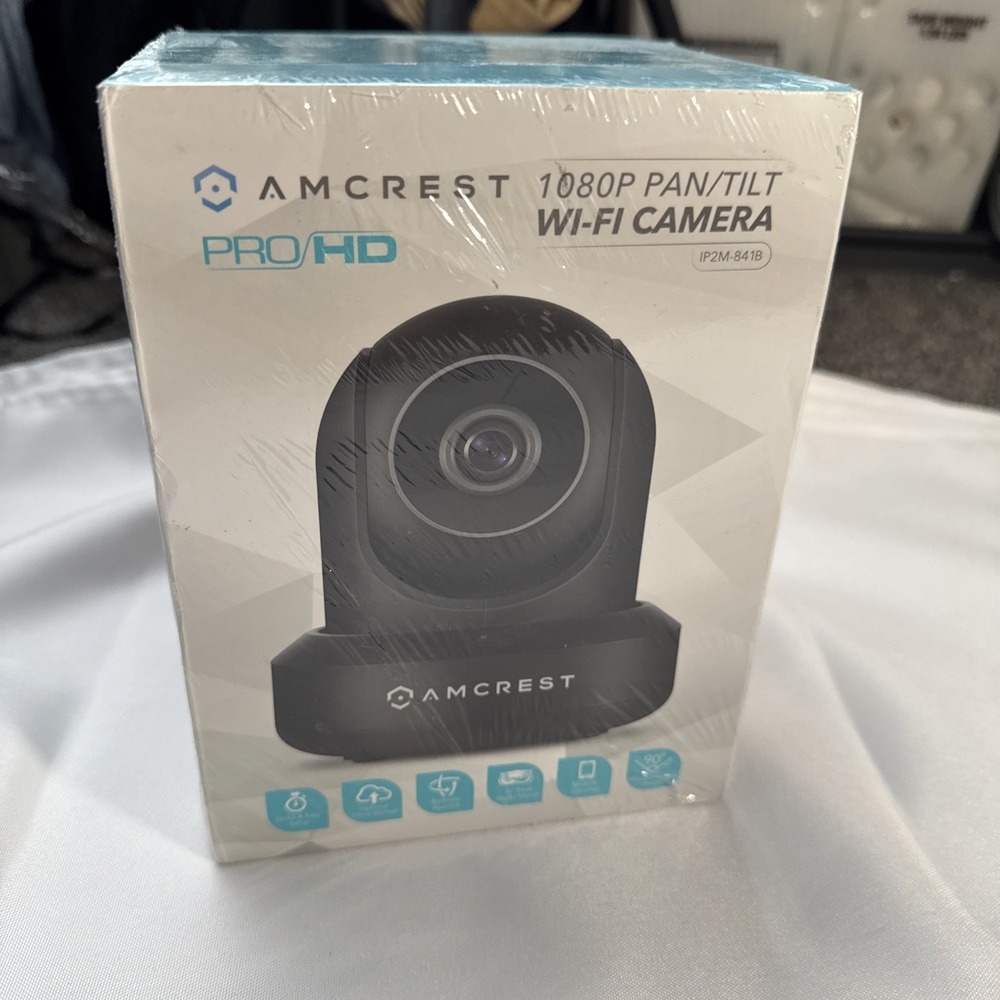 Amcrest IP2M-841B Indoor Pan/Tilt 1080P WiFi IP Security Camera - Black New